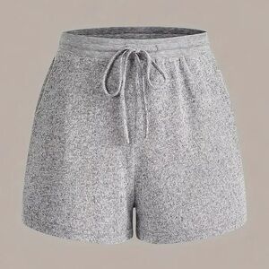 NASTY GAL Heather Gray Athletic Shorts